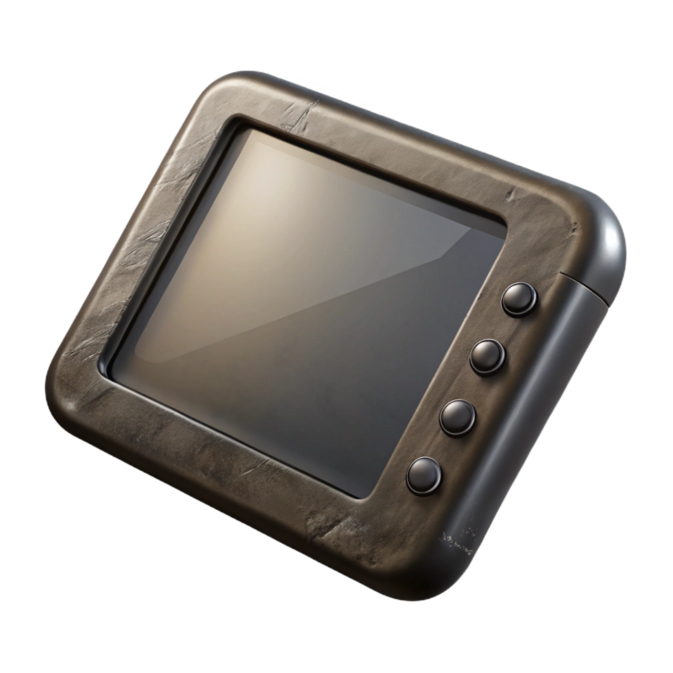 magnificent rustic Digital Art Tablet Black Isolated high resolution png
