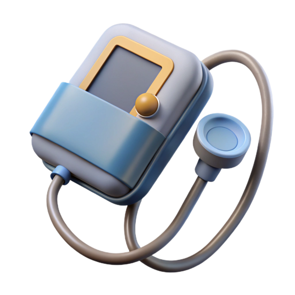 beautiful rustic Digital Blood Pressure Monitor Cuff Included Cutout premium png