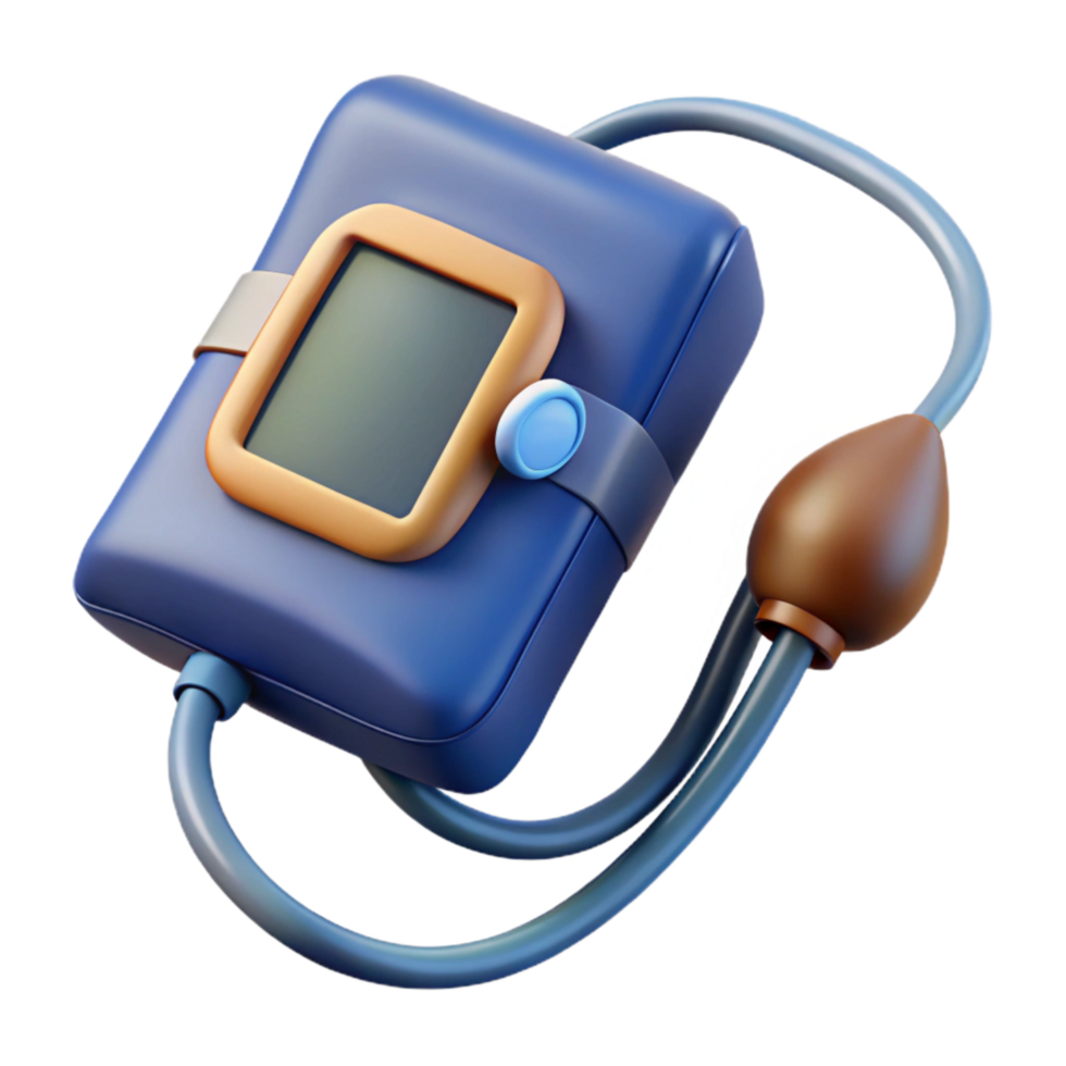 extraordinary rustic Digital Blood Pressure Monitor Cuff Included Cutout 4K png