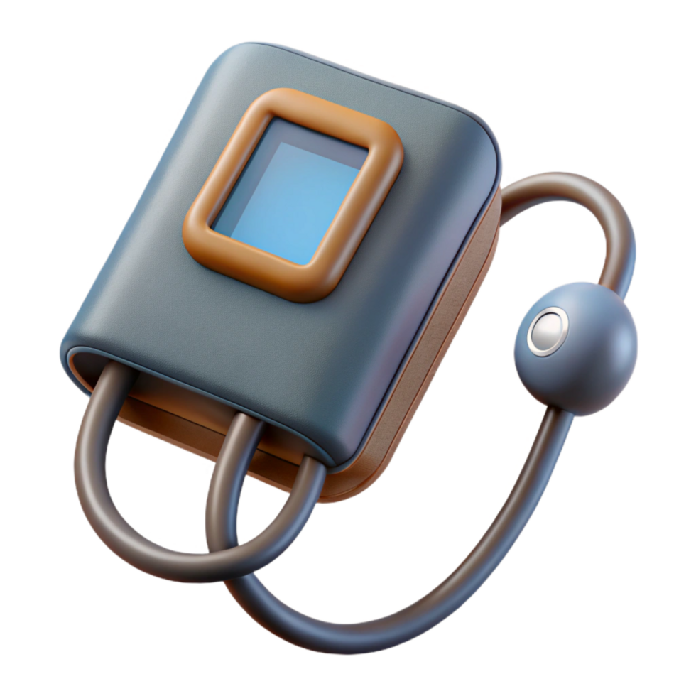 extraordinary modern Digital Blood Pressure Monitor Cuff Included Cutout premium png