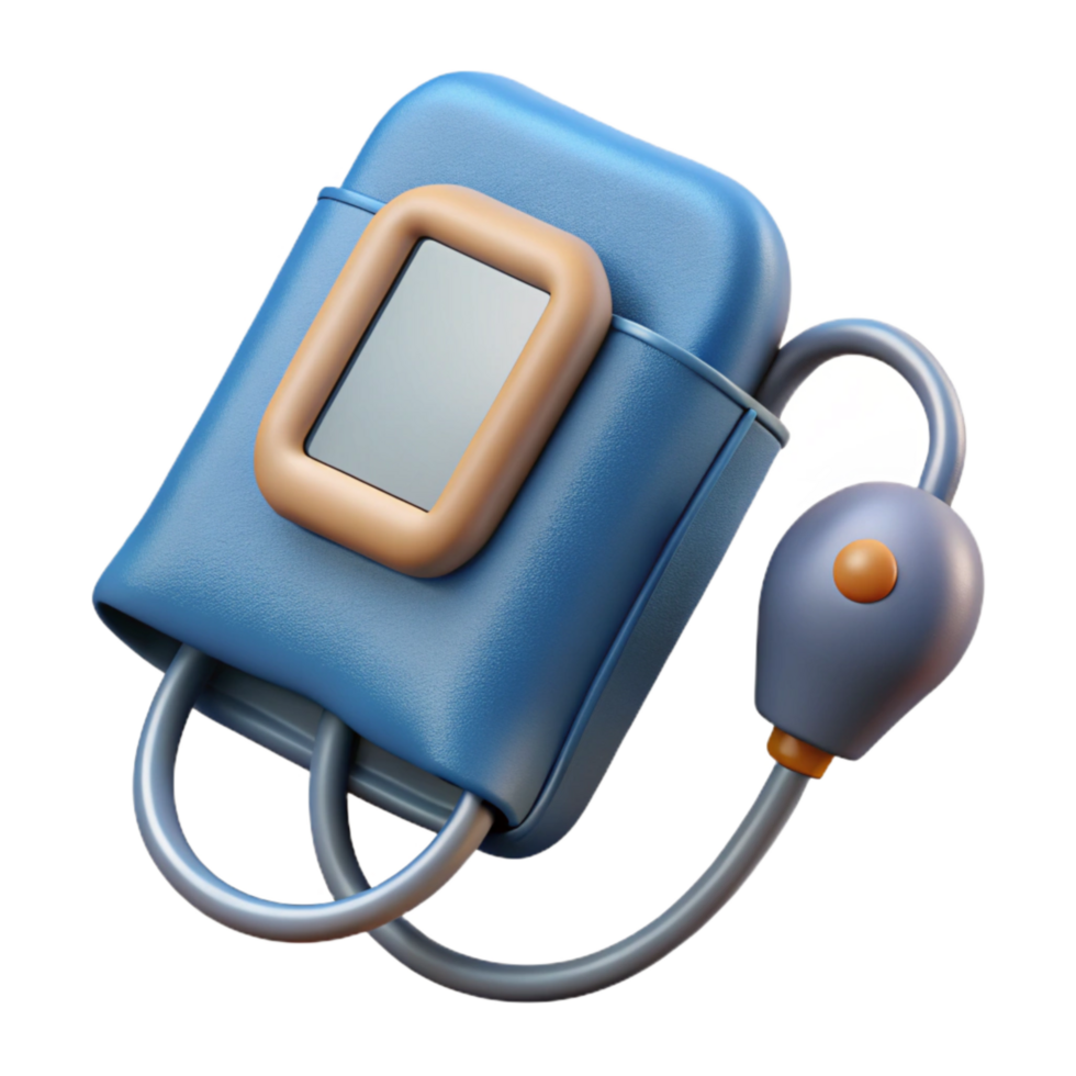 dramatic modern Digital Blood Pressure Monitor Cuff Included Cutout premium png