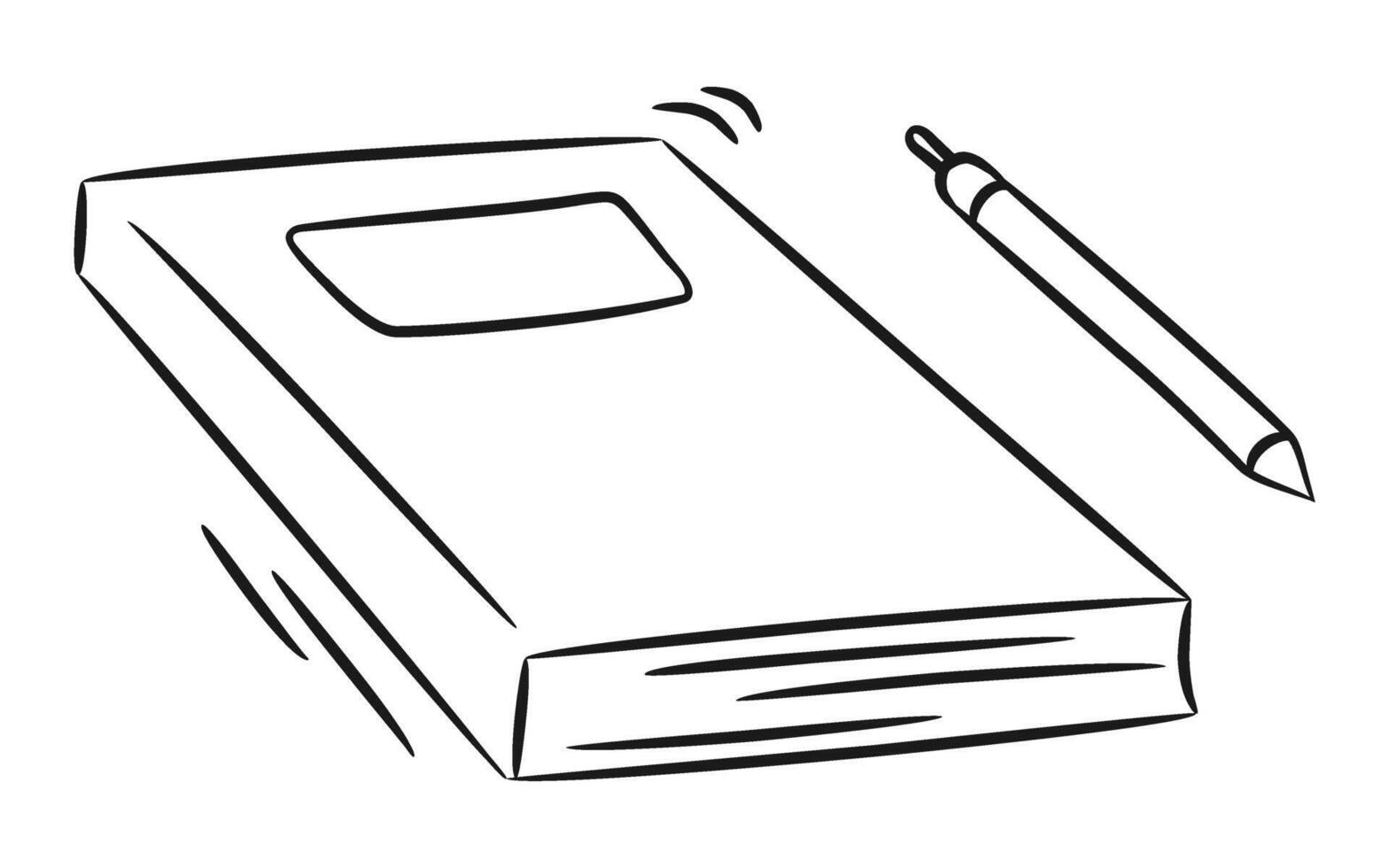 Book with A Pen vector