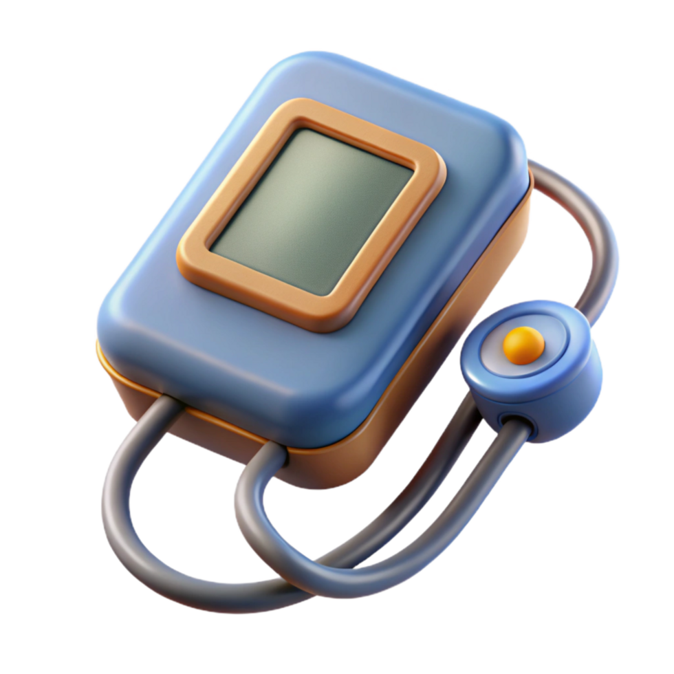 extraordinary rustic Digital Blood Pressure Monitor Cuff Included Cutout authentic png