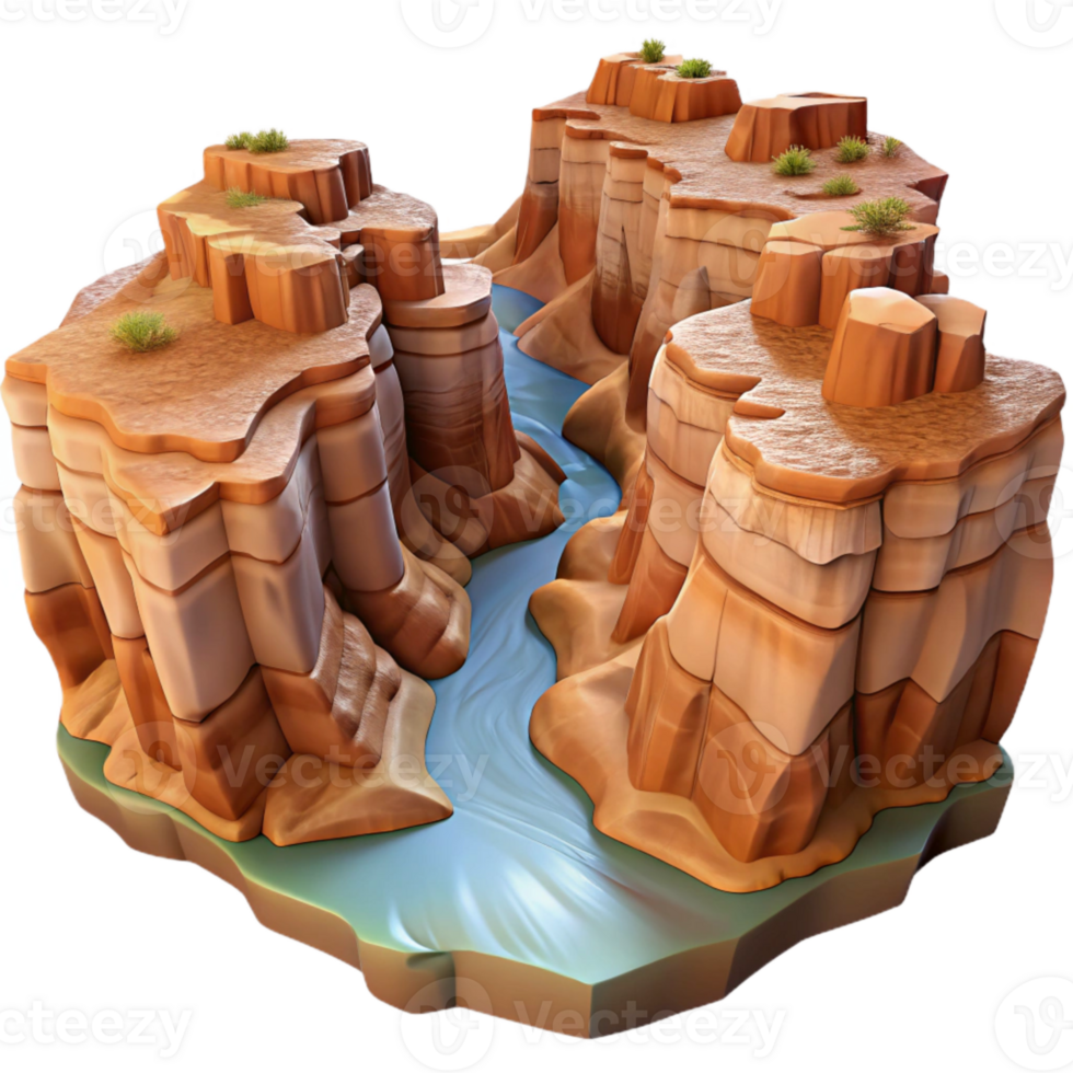 extraordinary contemporary Digital Canyon Panorama Transparent Element exclusive png