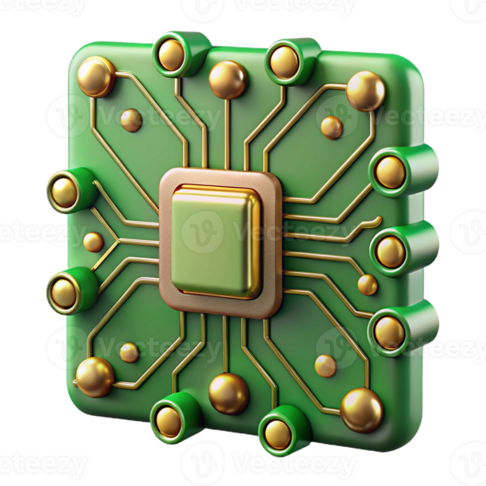 extraordinary contemporary Digital Circuitry Pattern Cutout Green and Gold high resolution png