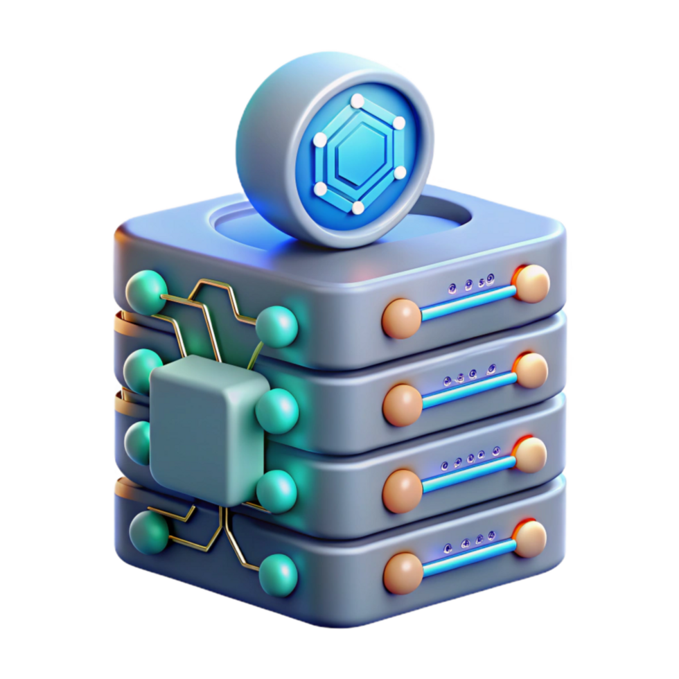 wonderful traditional Digital Consciousness in Server Room Transparent Background premium png
