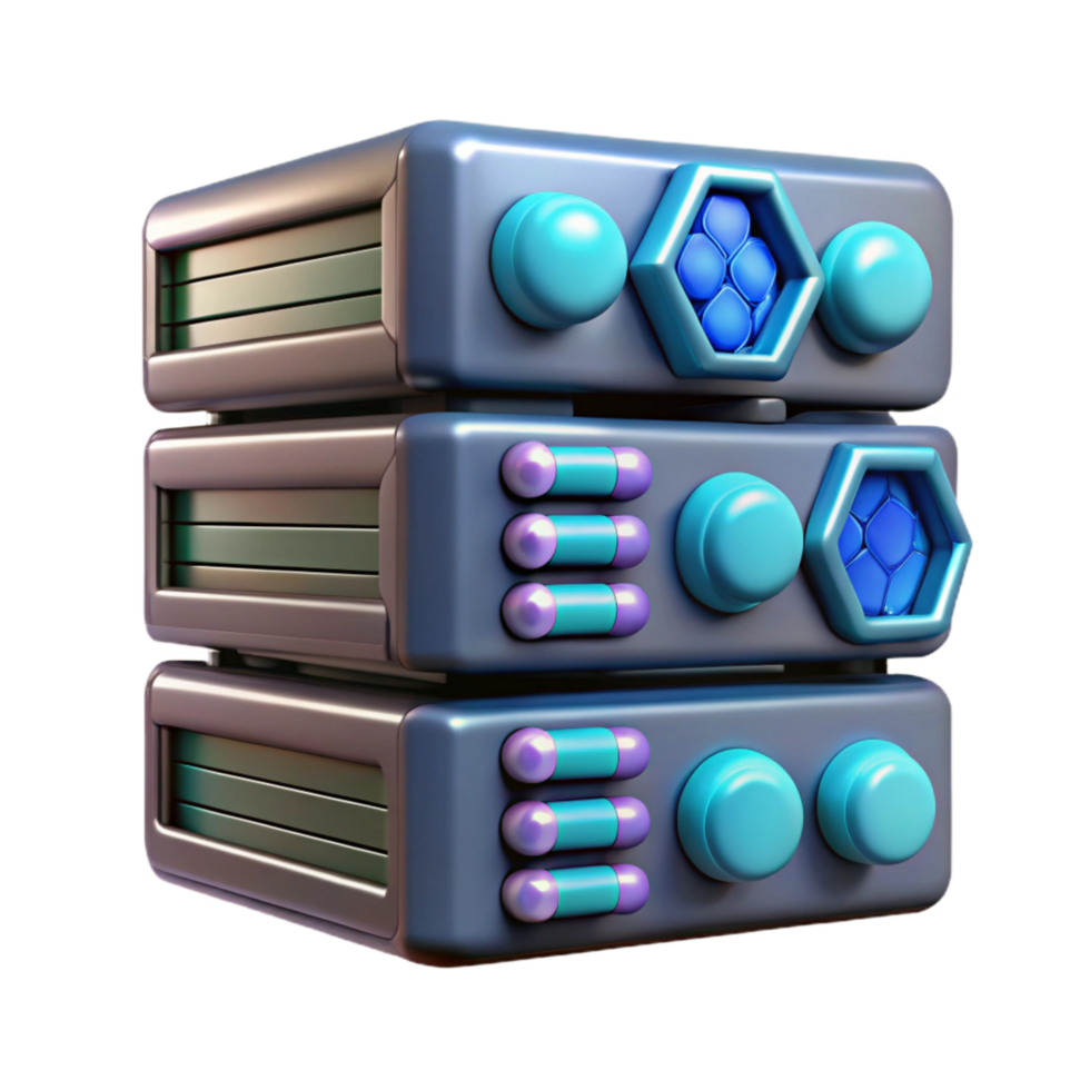wonderful classic Digital Dna Archive Futuristic Server Rack Isolated high resolution png