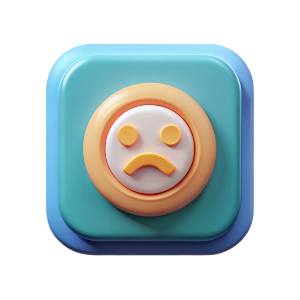 extraordinary minimalist Digital Emotional Support App Cutout Modern Ui detailed png
