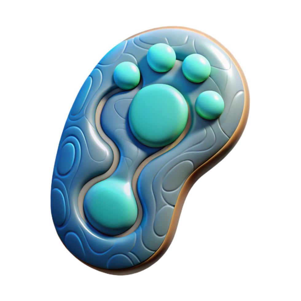 impressive artistic Digital Footprint Data Trail Icon Cutout original png