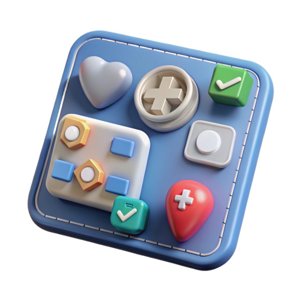 impressive contemporary Digital Health Platform Interface Ui Design Cutout 4K png