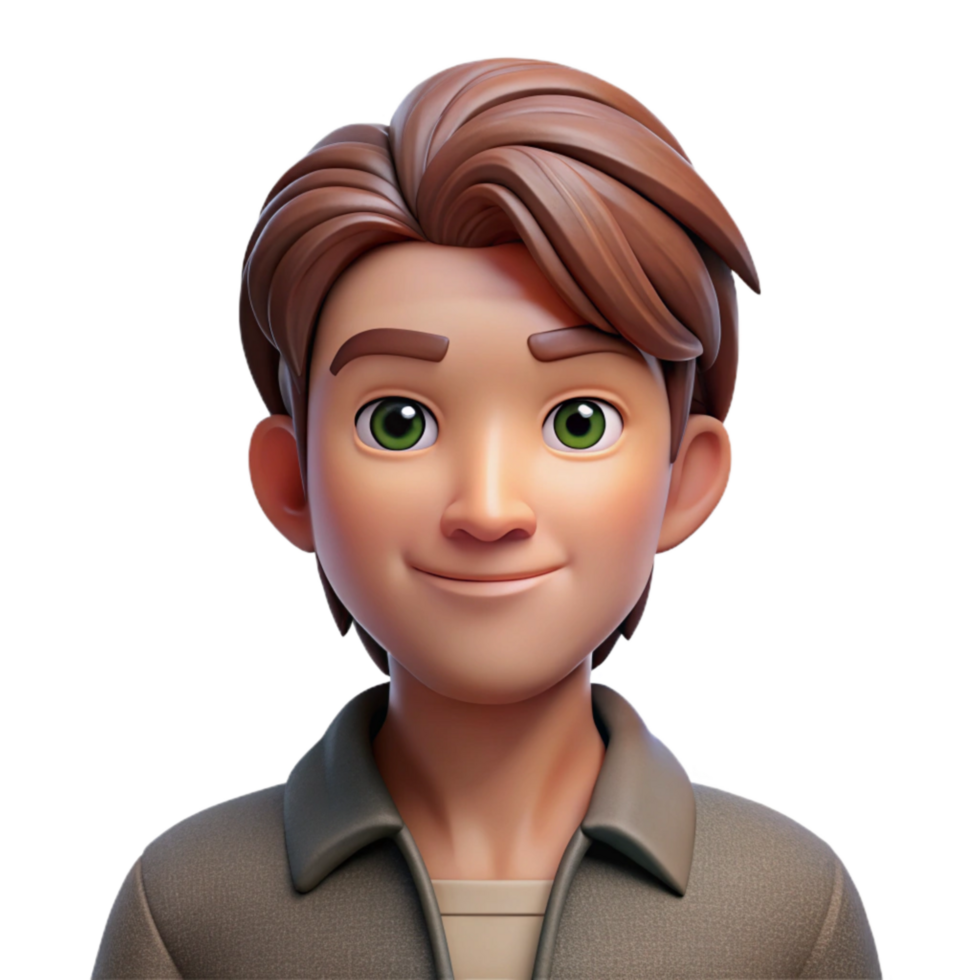 stunning rustic Digital Human Avatar Headshot Neutral Expression Cutout exclusive png