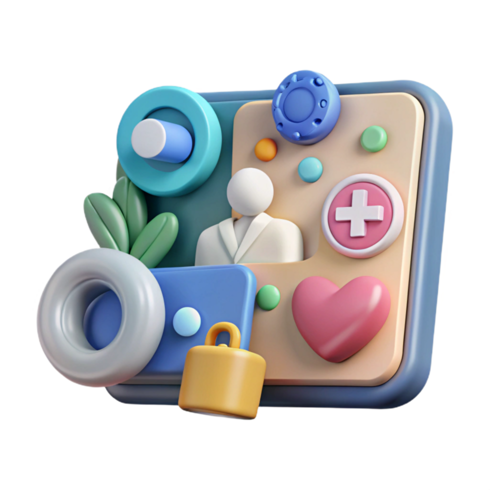 elegant abstract Digital Therapy Support System Cutout Holistic Approach high resolution png