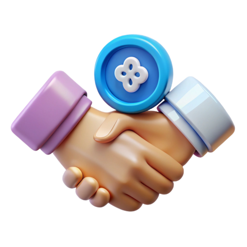 extraordinary contemporary Digital Trust Symbol Cutout with Handshake Icon high resolution png