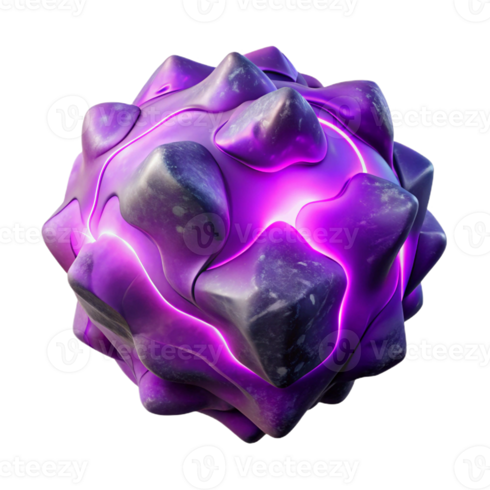 serene artistic Dimensional Rift Purple Energy Cutout Element authentic png