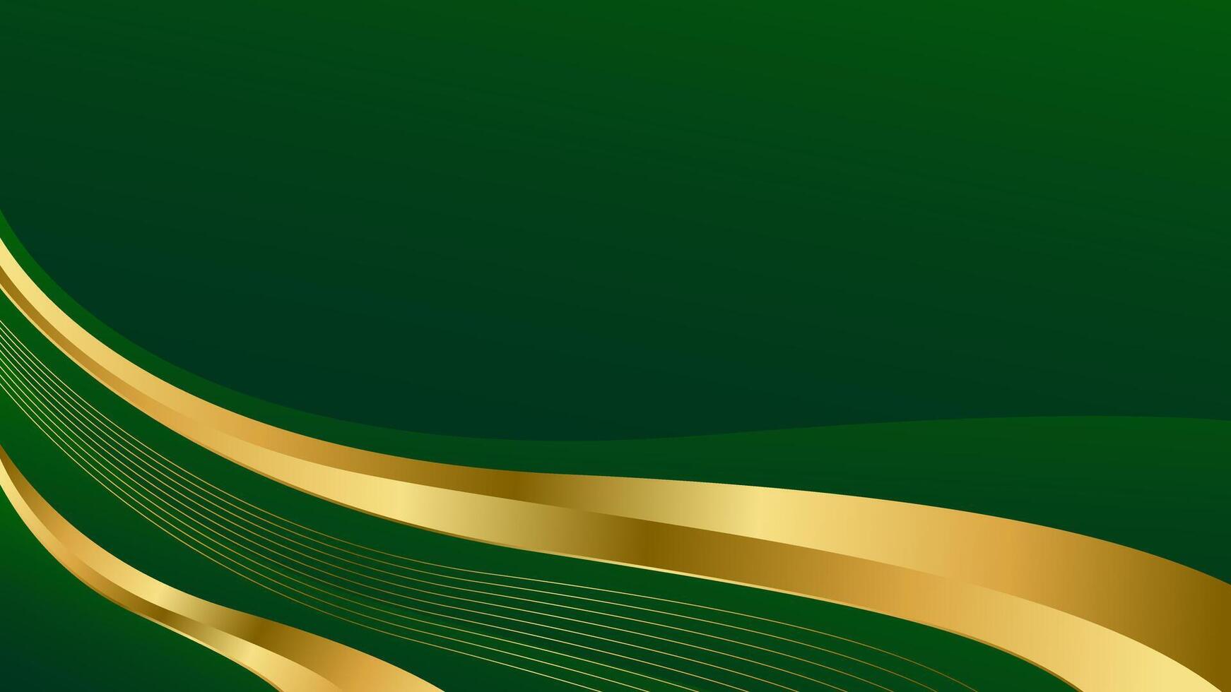 Green Luxury Modern Background vector
