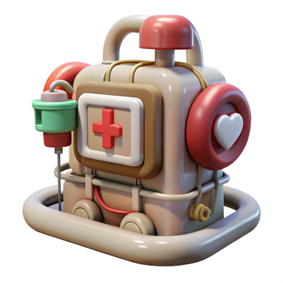 dramatic rustic D Model of Bioregenerative Life Support System Isolated 4K png