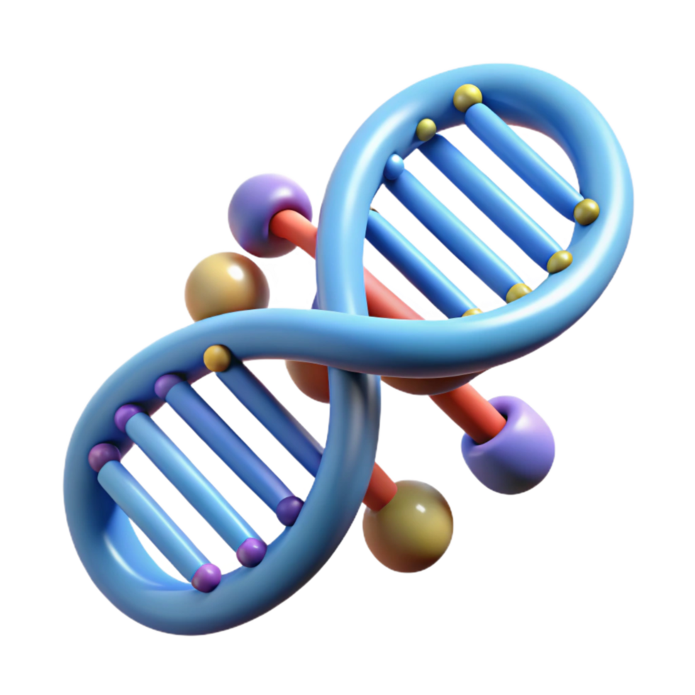 extraordinary traditional Dna Chain with Data Flow Animation Isolated Element premium png