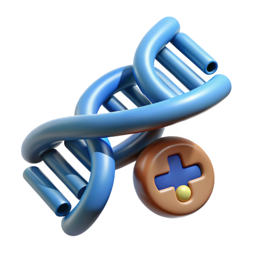 extraordinary traditional Dna Double Helix with Data Flow Lines Transparent Background professional png