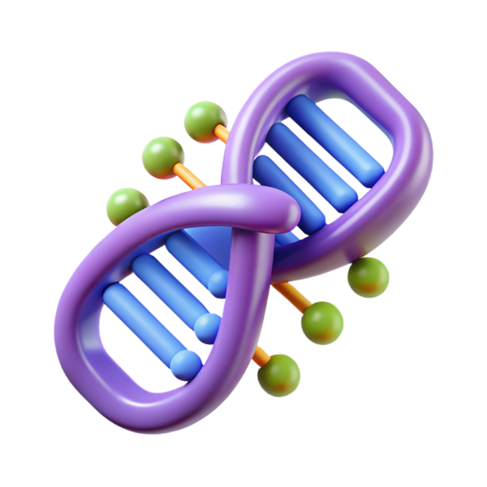 stunning rustic Dna Fragment with Binary Code Overlay Transparent Background authentic png