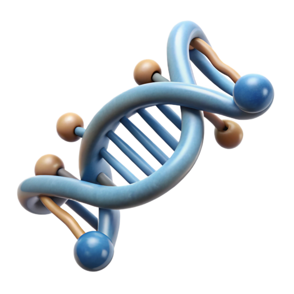 magnificent creative Dna Helix with Data Flow Animation Isolated Element exclusive png