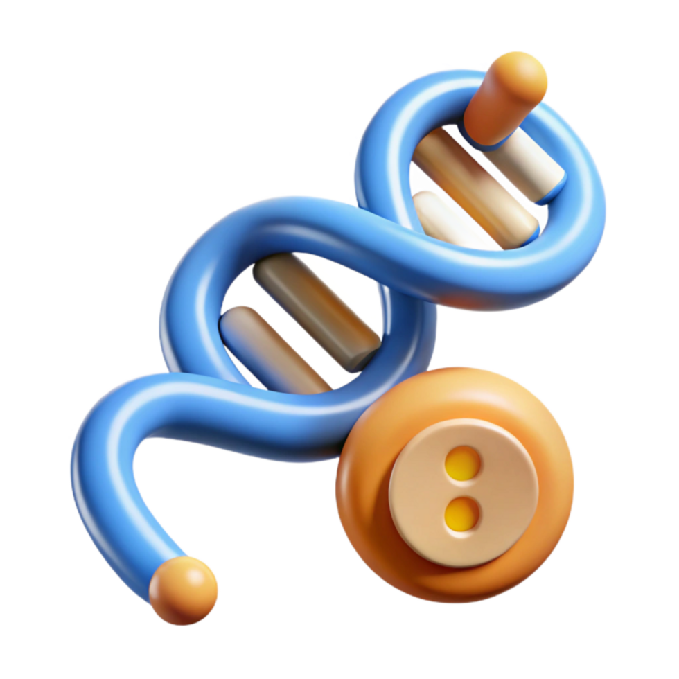wonderful modern Dna Helix with Information Stream Cutout 4K png