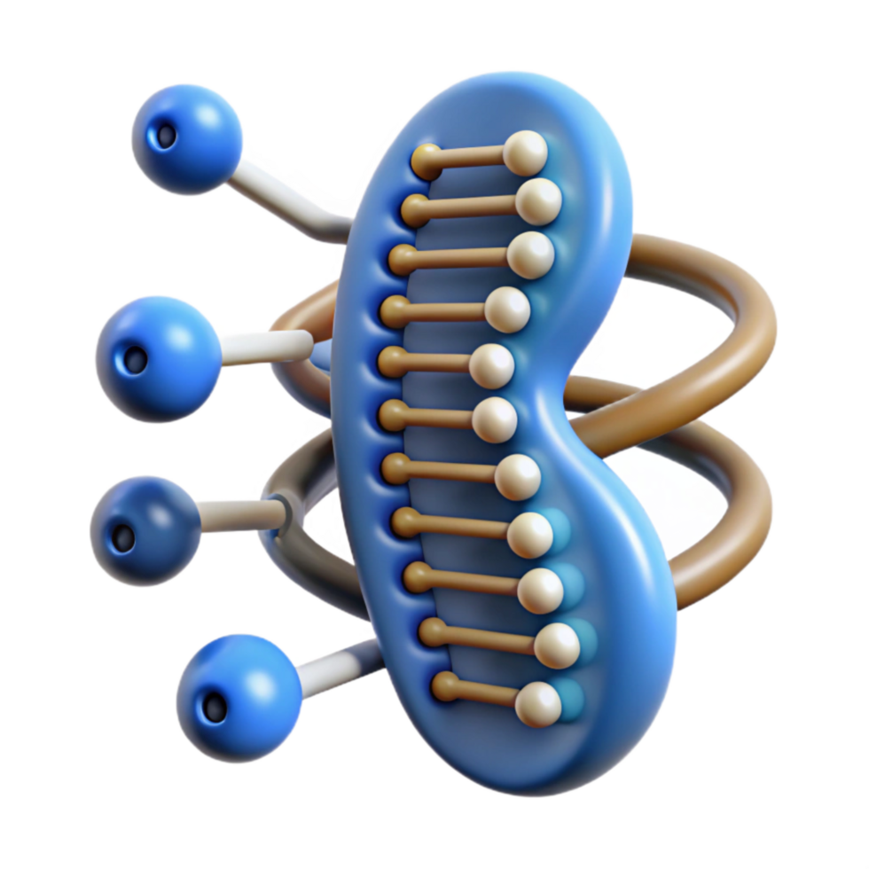 magnificent creative Dna Molecule with Data Encryption Symbol Isolated premium png