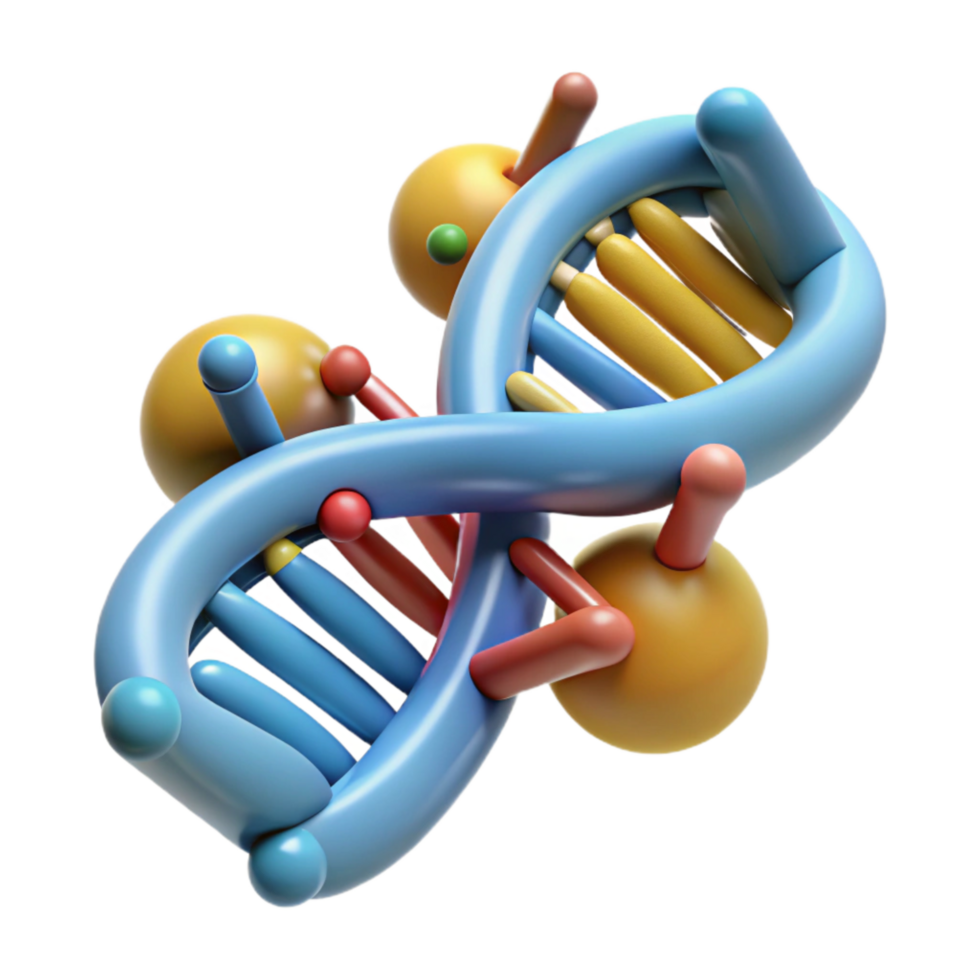 vibrant abstract Dna Repair Mechanism Animation Transparent Background genuine png