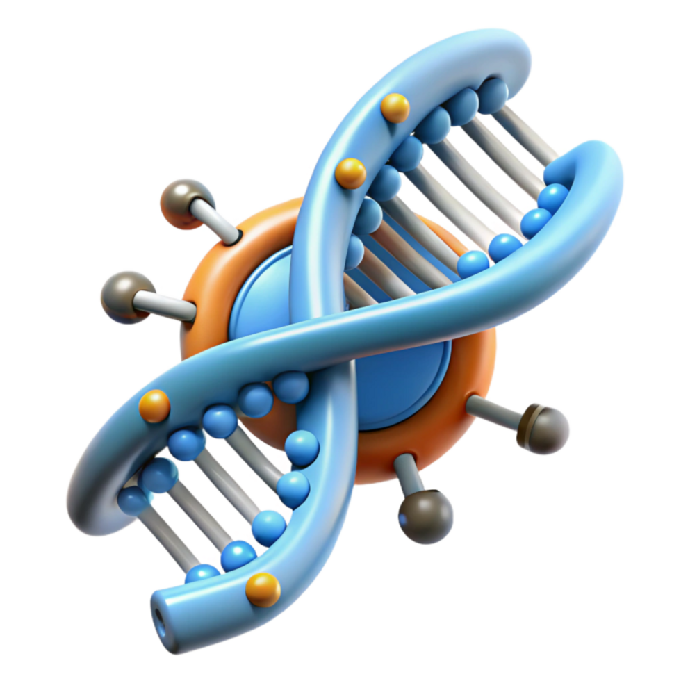 stunning contemporary Dna Strand Enhanced by Nanobots Cutout high resolution png