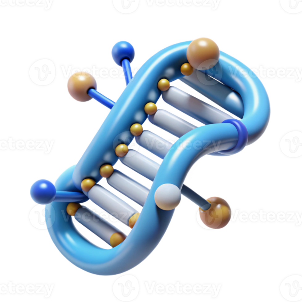wonderful abstract Dna Strand with Data Storage Symbol Isolated 4K png