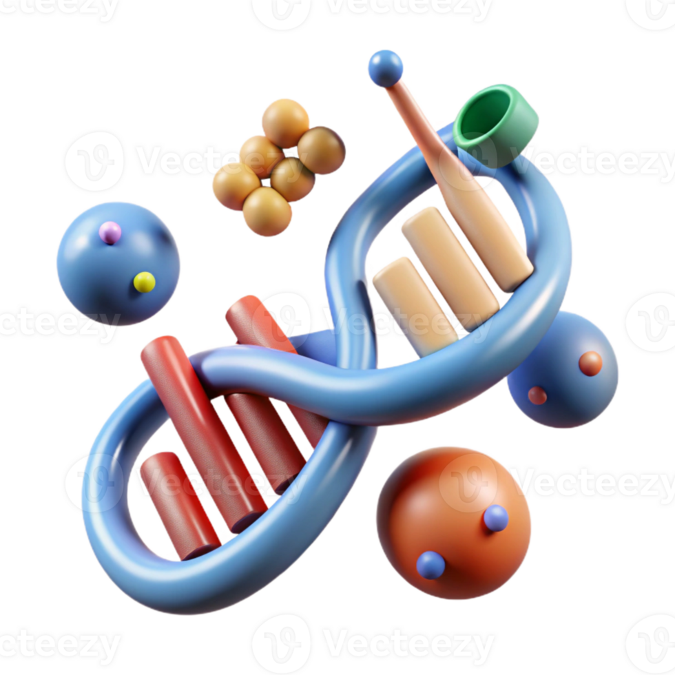 magnificent classic Dna Strand with Data Storage Symbol Isolated authentic png
