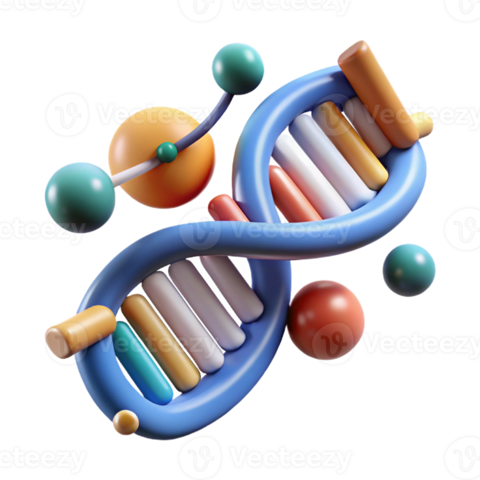 wonderful abstract Dna Strand with Data Storage Symbol Isolated high resolution png