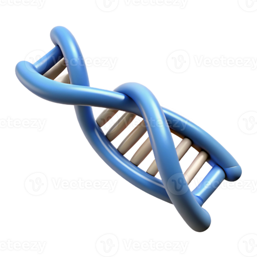 beautiful rustic Dna Strand with Digital Lock Icon Isolated high resolution png