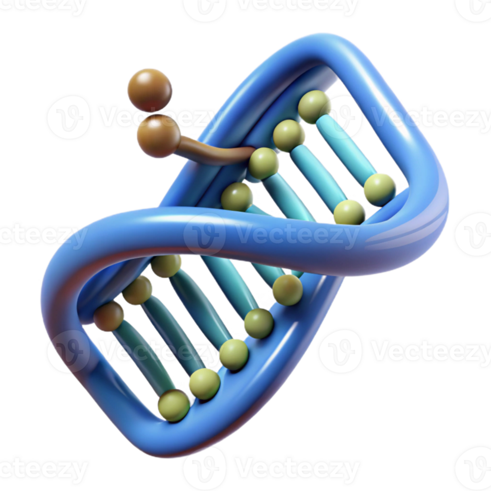 extraordinary classic Dna Strand with Digital Lock Icon Isolated detailed png