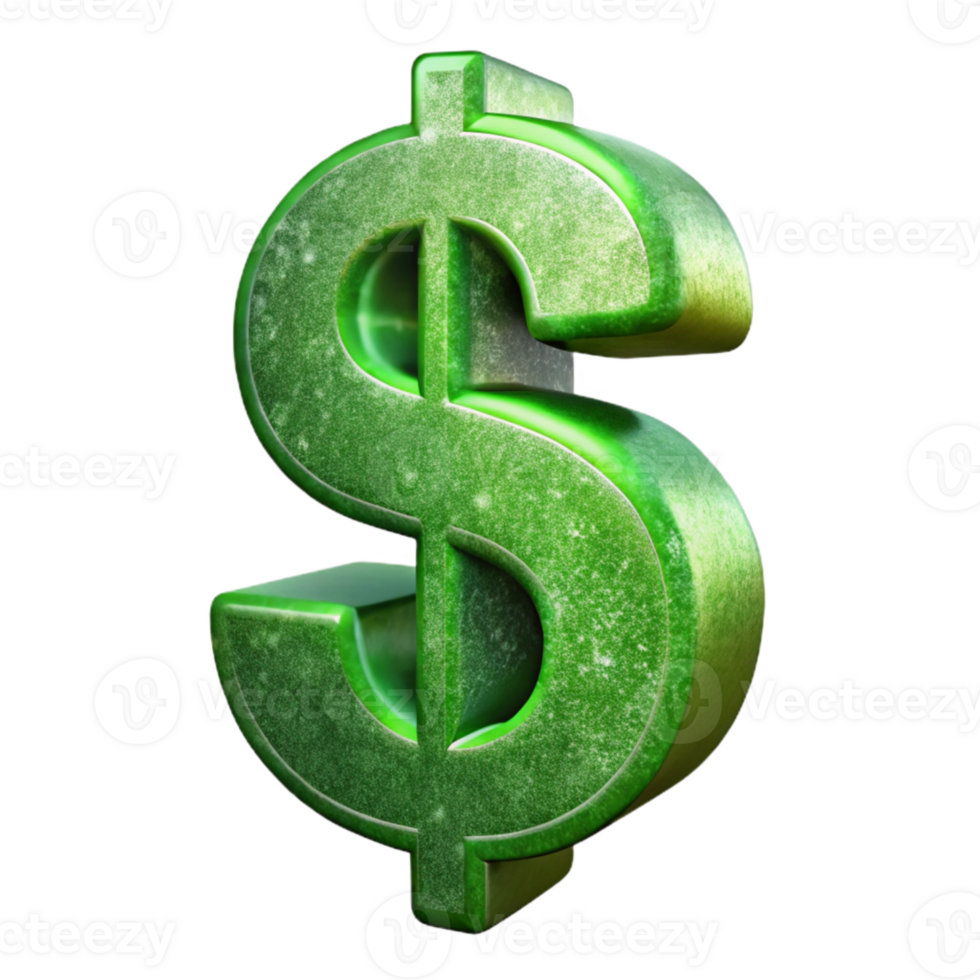 serene creative Dollar Sign Icon Transparent Background Green authentic png