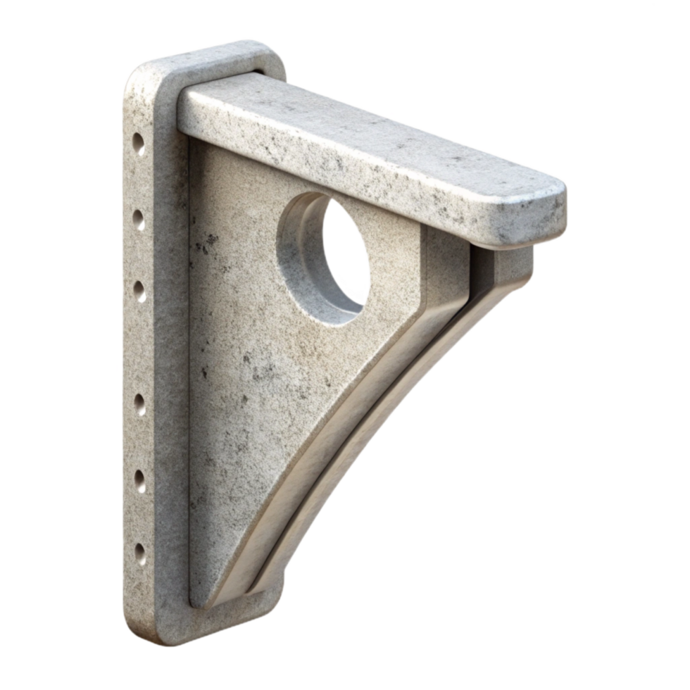 impressive traditional D Printed Bracket Side View Cutout genuine png