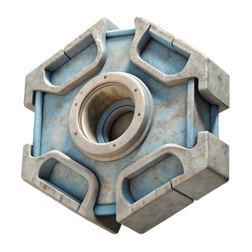 vibrant vintage D Printed Engineering Prototype Cutout premium png