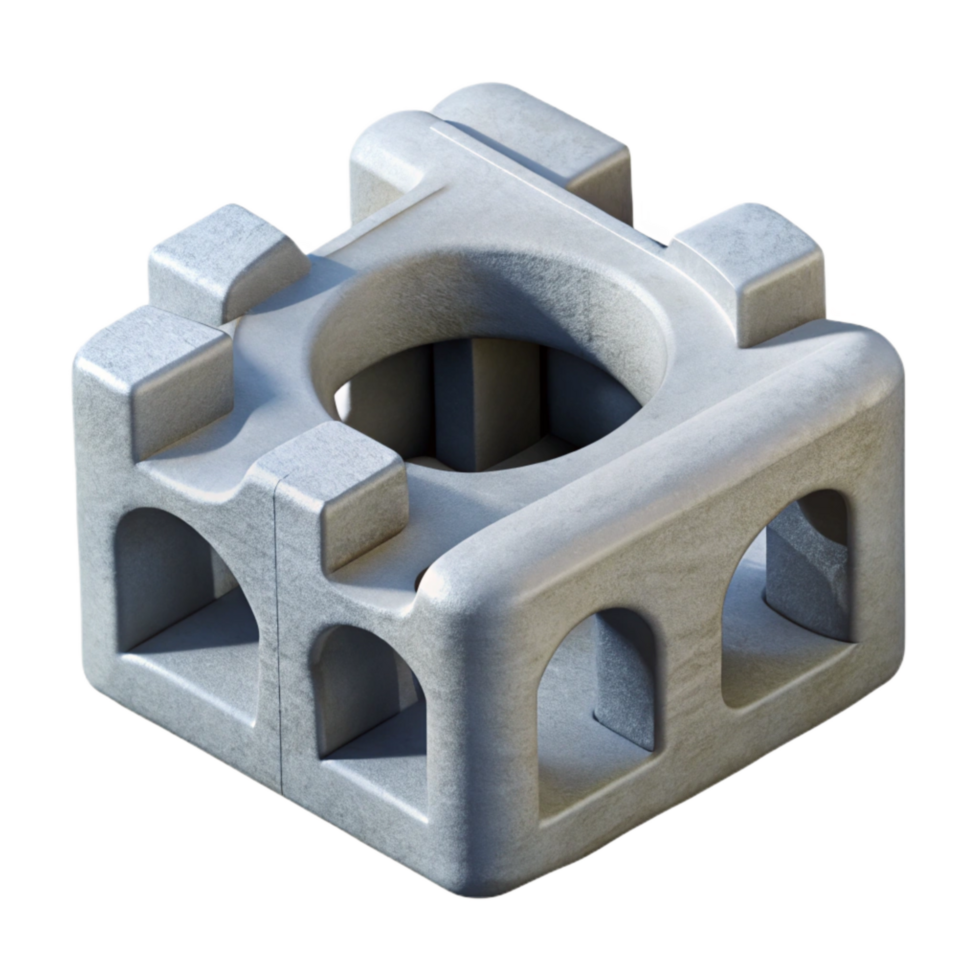 wonderful modern D Printed Part with Fdm Layers Isolated 4K png