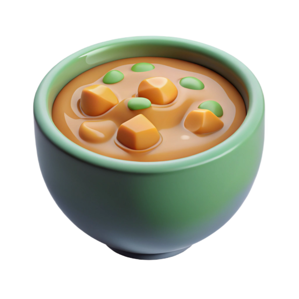 wonderful modern D Printed Soup From Air Transparent Background 4K png