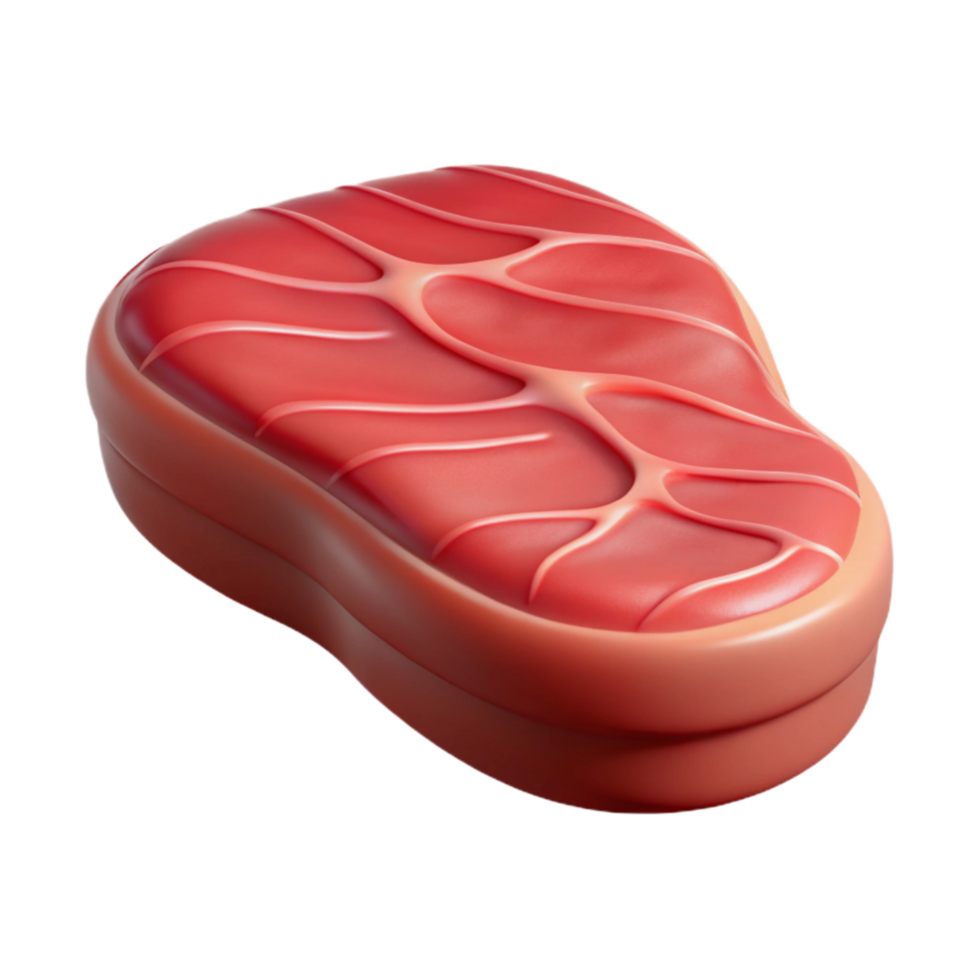 beautiful abstract D Printed Steak From Thin Air Transparent Background exclusive png