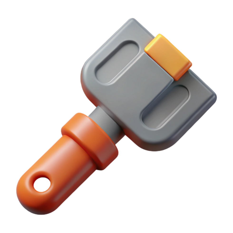 beautiful contemporary D Printed Tool Isolated Transparent Background 4K png