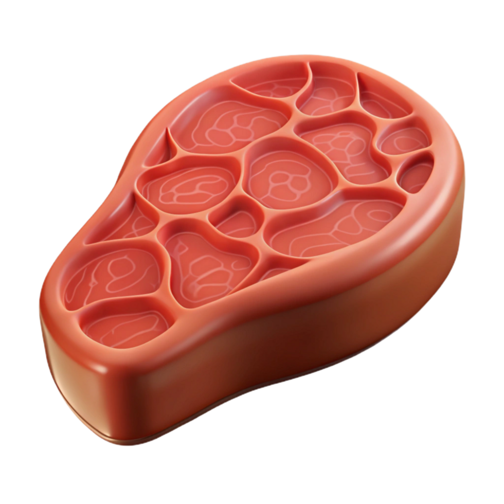 elegant modern D Printed Steak From Thin Air Transparent Background exclusive png