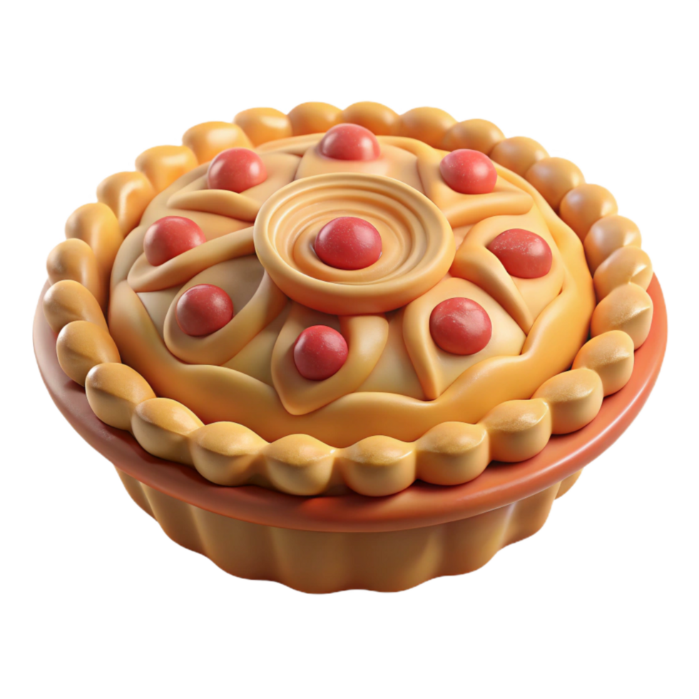 impressive artistic D Printed Tart From Air Transparent Background genuine png
