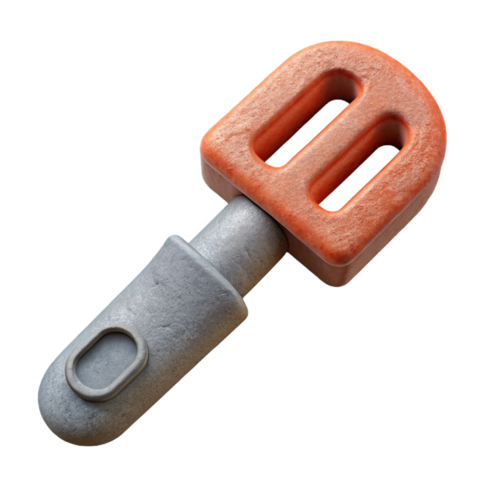 beautiful classic D Printed Tool Handle Side View Cutout high resolution png