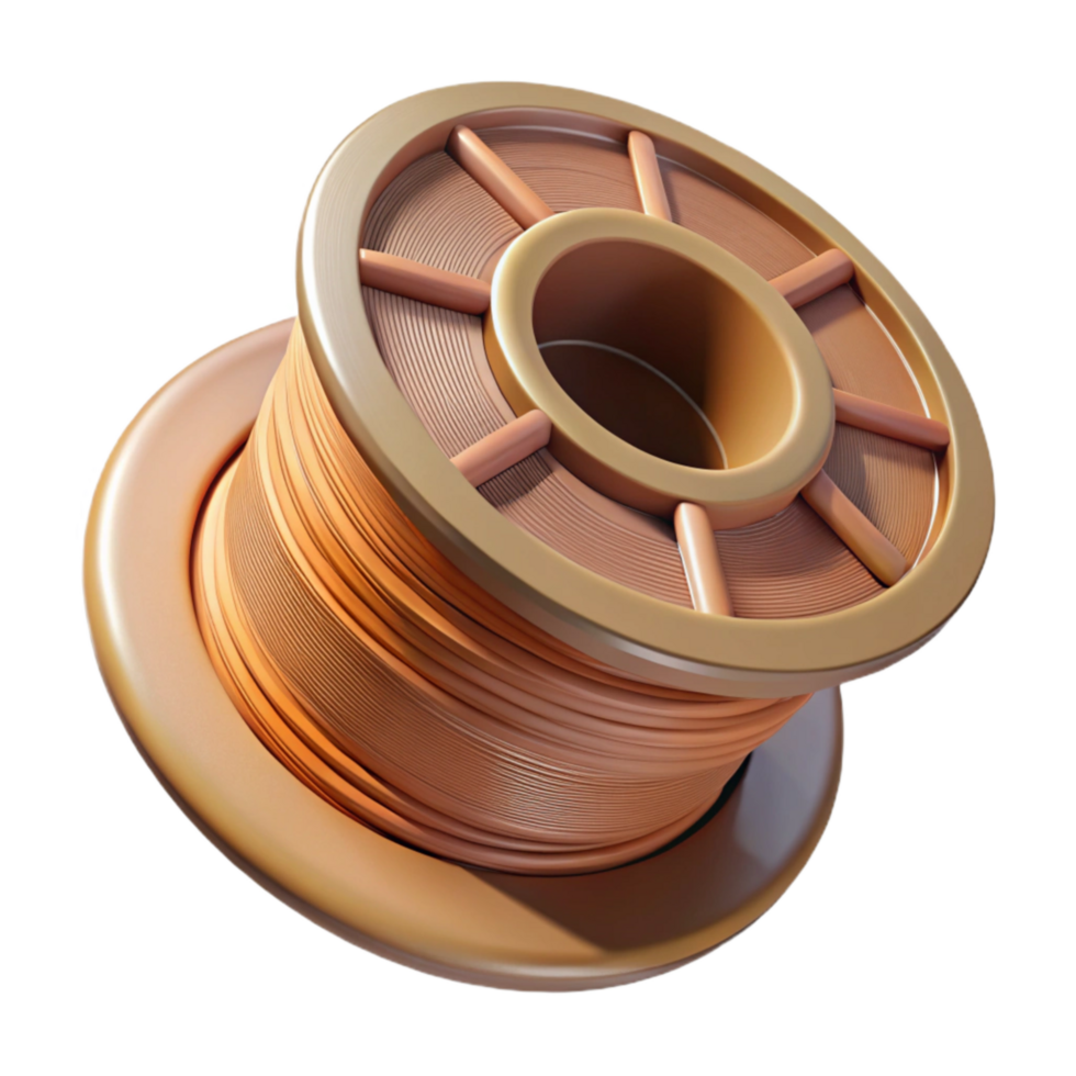 stunning artistic D Printer Filament Spool Holder Transparent Background premium png