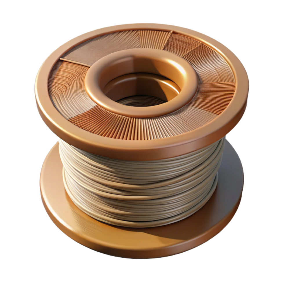 beautiful abstract D Printer Filament Spool Holder Transparent Background premium png