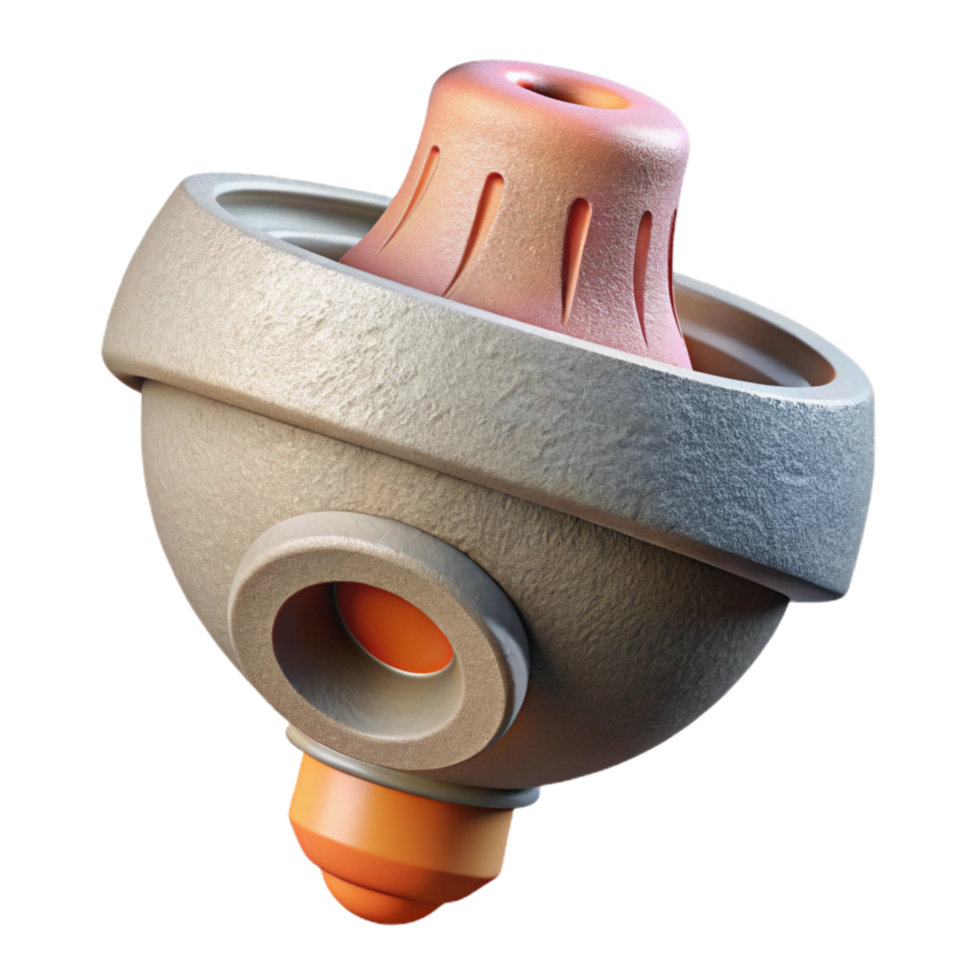 impressive rustic D Printer Nozzle Close Up View Isolated genuine png