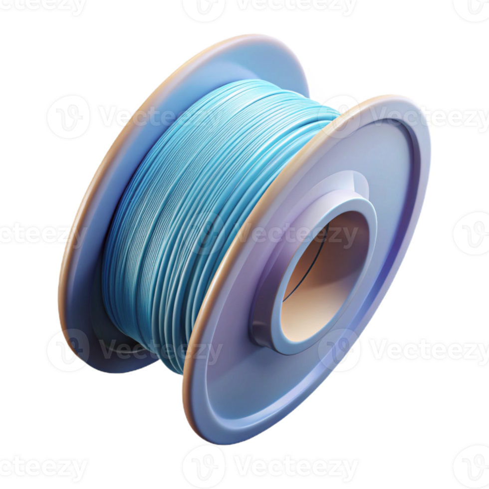 impressive rustic D Printing Filament Spool Variety Transparent Background high resolution png