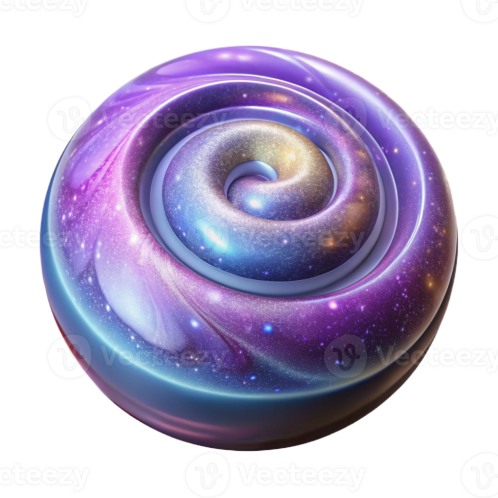 magnificent abstract Dreamlike Galaxy Swirl Isolated Transparent Background high resolution png