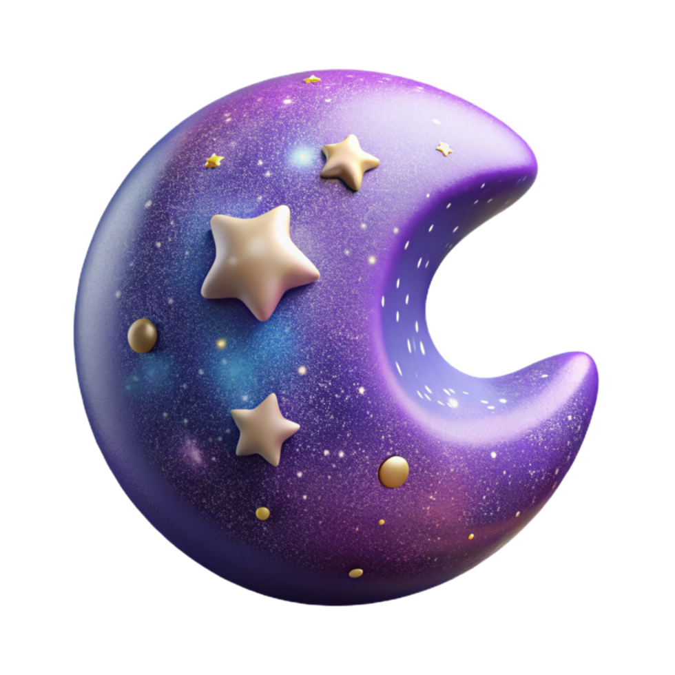 vibrant modern Dreamy Galaxy Cutout with Sparkling Stars high resolution png