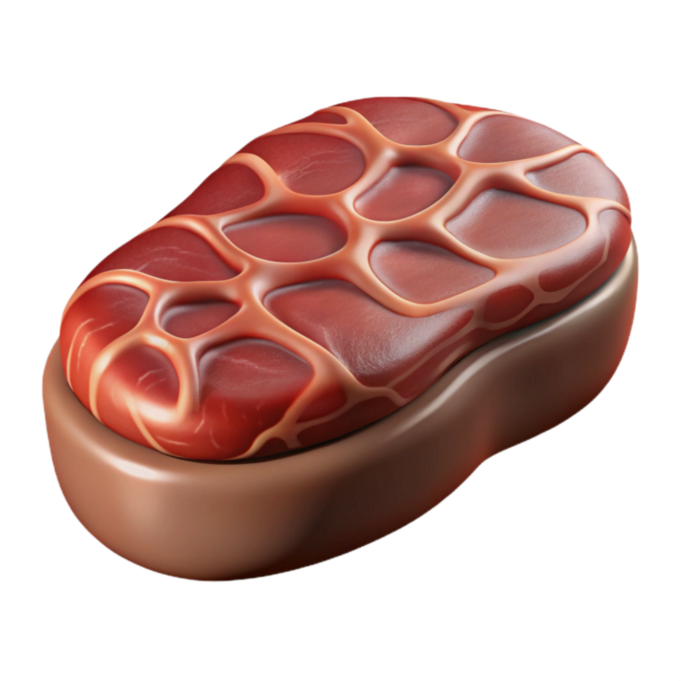 elegant classic D Rendered Steak Texture Detailed Surface 4K png
